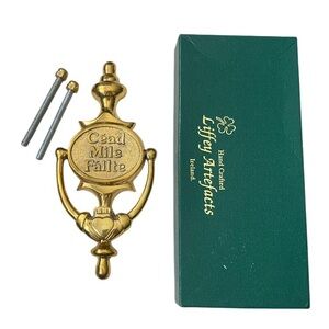 New Claddagh Door Knocker - Cead Mile Failte hand crafted